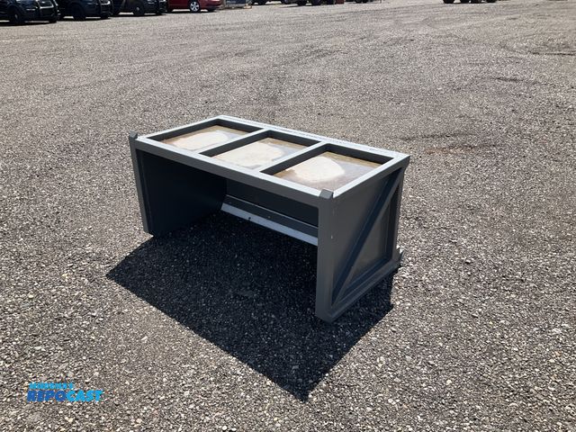 Lot 2-40195 - Mini skid steer snow push/pull box blade plow 51”W x 27” x 24”T overall, poly cutting edge on the pu...