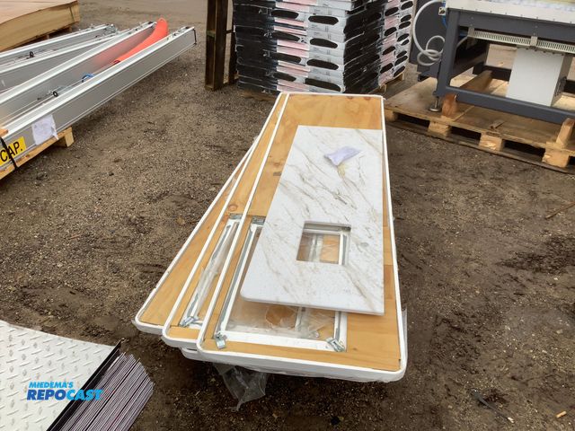 Lot 2-93475 - Skid of Counter-tops, 66”x21” and 101”x27-1/2”