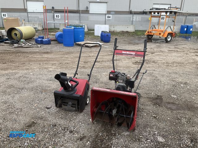 Lot 2-93725 - .  . Lot of (2) snowblowers including a 5HP 22” yard machine model#31A-611D129 626-739 serial#1K301B...