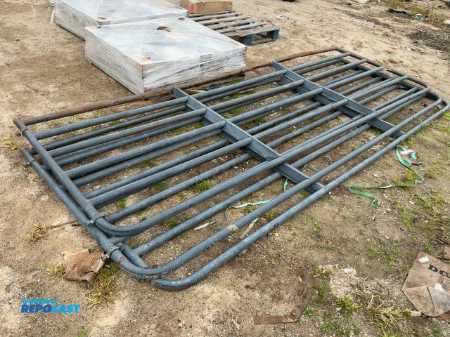 Lot 2-69262 - Lot of (3) Aluminum Gates. Each approx. 50” x 140”.