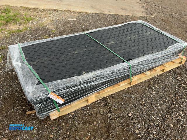 Lot 2-43681 - (15) New SDLANCH IRGPM Ground Protection Mats, Approx. 41-3/4” wide x 94-1/2”long x1/2” thick, diamo...