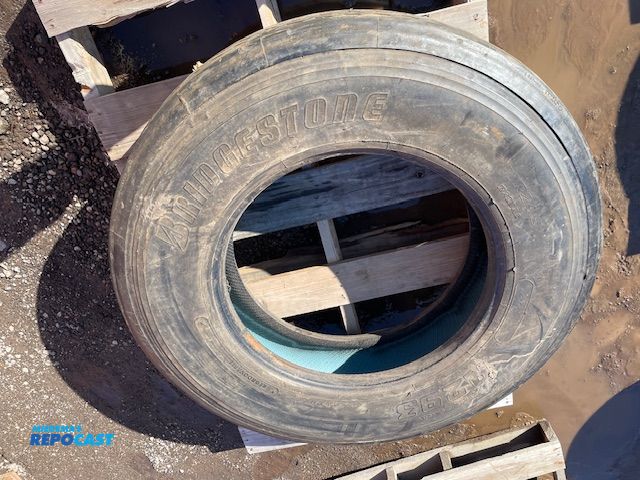 Lot 2-72692 - 1 Recapped Bridgestone 11 R 24.5 tire.
