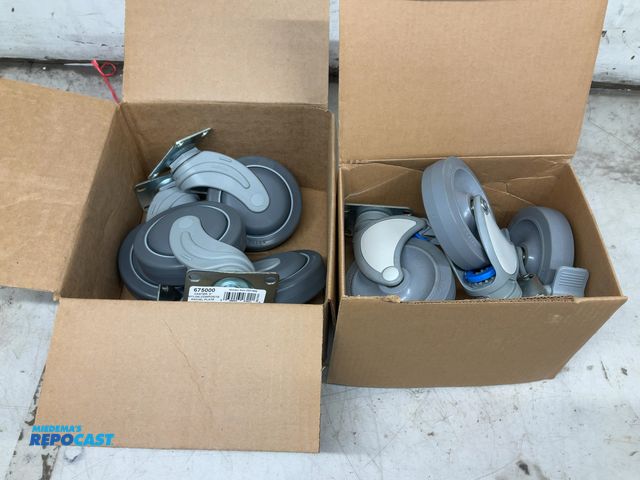 Lot 2-11138 - Two sets of (4) attachable wheels -5x1.25