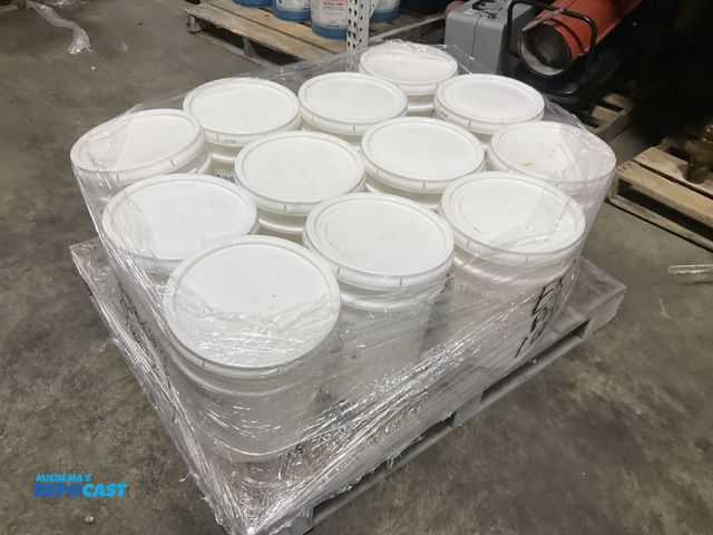 Lot 2-93910 - (12) 5 Gallon Buckets of Epoxy Resin Coating - 2 Different Types, Unopened
