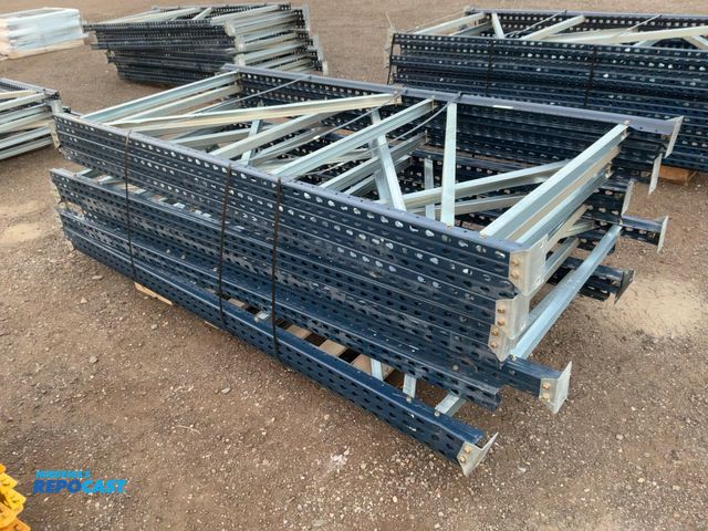 Lot 2-20937 - (10) 42"x8' Tall Teardrop Pallet Racking Uprights