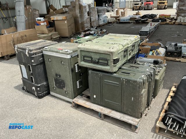 Lot 2-10110 - (10) military storage cases, sizes vary from 20”x10”x13”H to 40.5”x22”x11”H