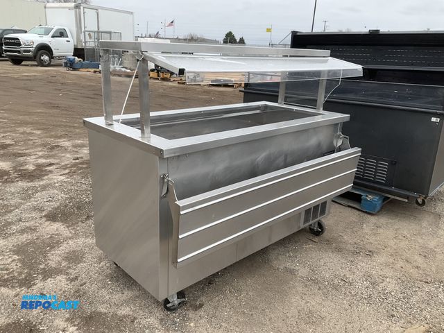 Lot 2-60843 - Stainless Steel Commercial Refrigerator & Freezer Shelley steel commercial cooler refrigerator/freez...