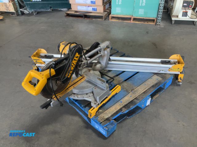 Lot 2-15534 - Dewalt DW708 Electric Powered Single Phase 12” Sliding Compound Miter Saw, with DW7232 Stand