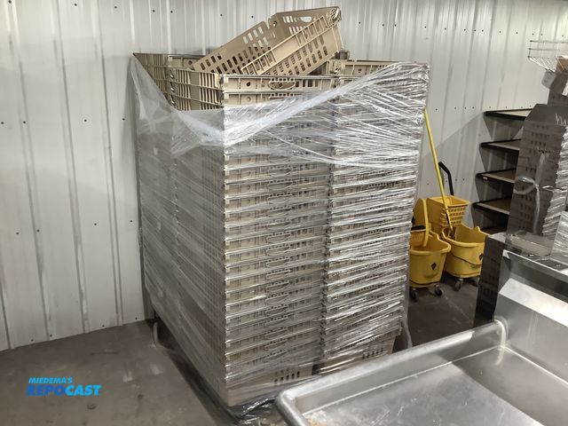 Lot 2-23898 - (101) Norseman Plastics Dishwasher racks, 18.5” by 22” by 6” deep.