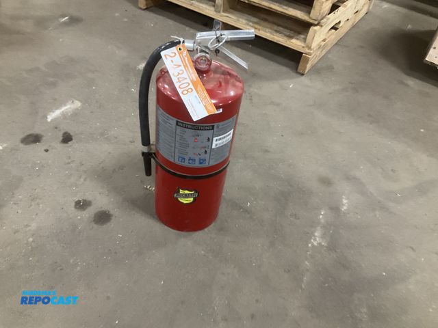 Lot 2-43408 - (1) 20 lb dry chemical fire extinguisher, unknown last inspection date