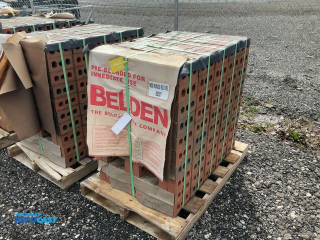 Lot 2-44584 - New Belden Brick Company (1) Pallet of MOD RUBIGO BLD VEL 082527 Rubigo Red Velour Brick