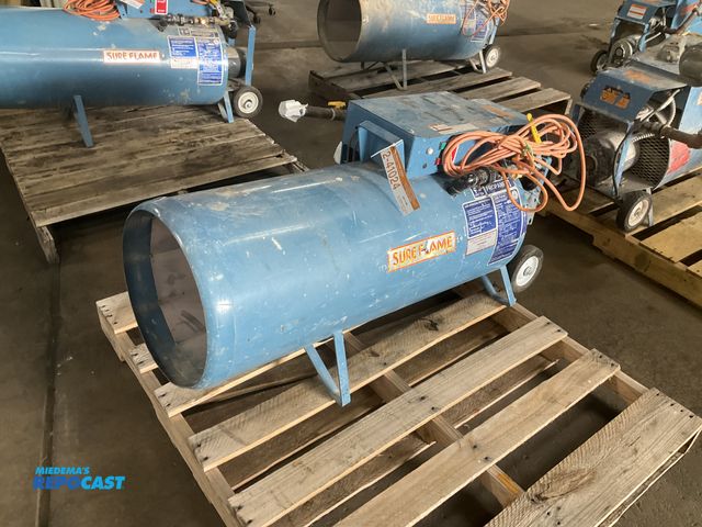 Lot 2-41024 - Heat Wagon Sure Flame Construction Heater Model S405, 400,000 btu, use natural gas or propane, 115 v...