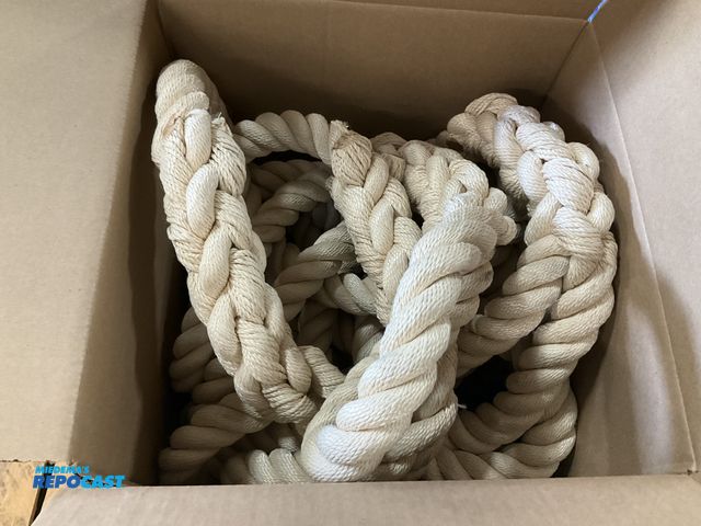 Lot 2-27602 - New (2) 1.5” x 27’ Polyester Rope with Splice on both ends