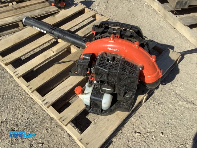Lot 2-75424 - Echo backpack leaf blower gas powered model PB-580T
