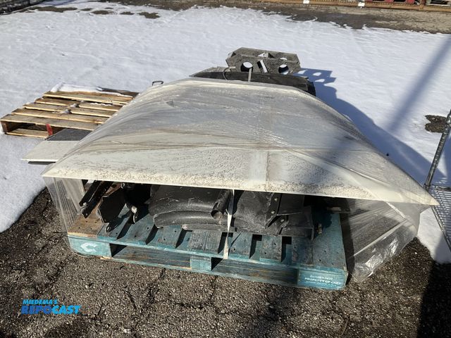 Lot 2-19275 - pallet w/ parts off a disassembled truck