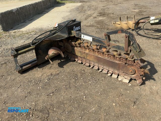 Lot 2-43057 - Lowe Model 21C Trencher Skid Steer Attachment, S/N: 6006187, 4’ Max Trench Depth, 6” Trench Width, U...