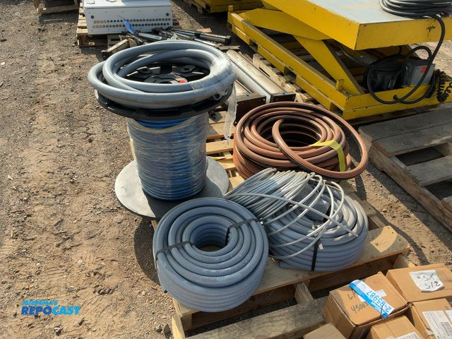 Lot 2-96703 - (6) industrial hoses including a seal proof liquid-tight flexible nonmetallic hose, a Festo pneumati...