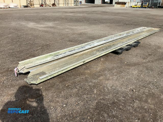 Lot 2-70503 - Set of (2) 20’ Aluminum Car Ramps 20’ Long x 10-1/2” in center.