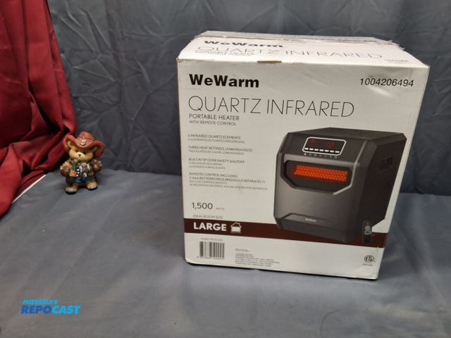 Lot 2-11404 - WEWARM QUARTZ INFRARED PORTIBLE HEATER, WORKS
