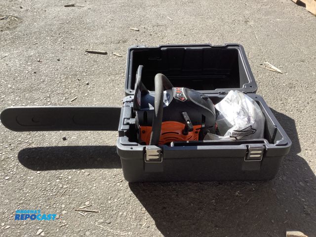 Lot 2-34864 - Remington RM4216 16-inch Gas Powered Chainsaw with Carrying Case, Purchased new in 2019, used once