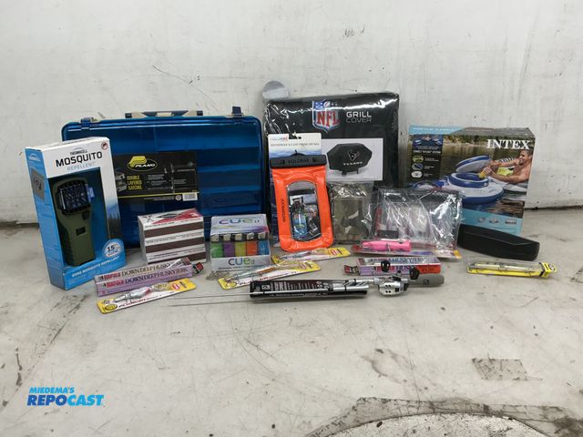 Lot 2-75892 - Lot of misc. fishing gear and other outdoor activities