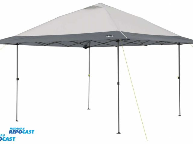 Lot 2-65698 - Core Equipment 40363 13’ x 13’ Center Push Eaved Instant Canopy