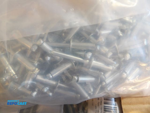 Lot 2-53042 - lot of (2000) new Blind Rivet, 2-inL, 1/4" dia., 35/64" body lg, open end, dome, #5NPH5