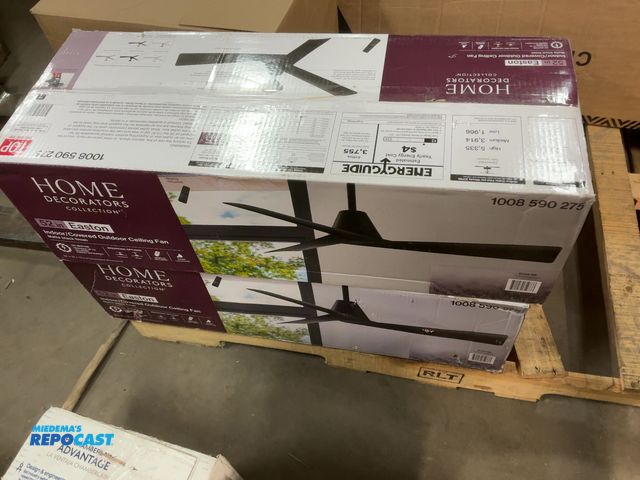 Lot 2-93443 - lot of (2) Home Decorations - 52" Easton Ceiling Fans