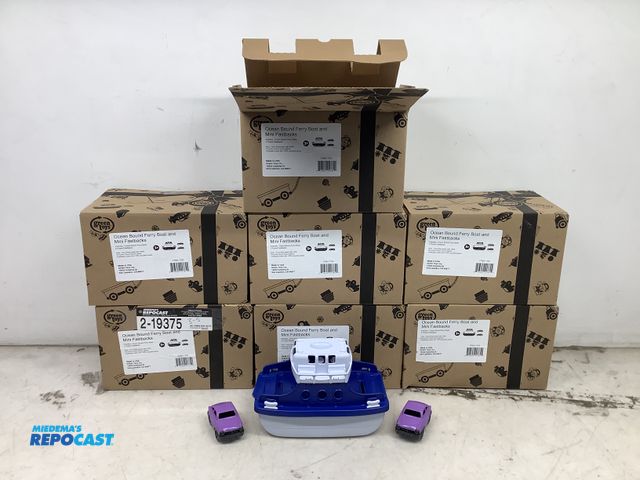 Lot 2-19375 - Lot of 7 ocean bound ferry boats and mini fastbacks