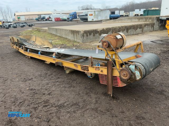 Lot 2-42696 - Gravel Belt Conveyor, Approx. 22’6” Long, 28” Wide Conveyor Belt, Belt Driven Gearbox with 7.5hp 3 p...