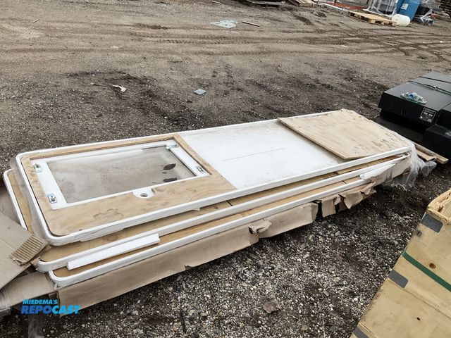 Lot 2-94911 - Skid lot of (3) large motor home doors approx. 101” x 27”