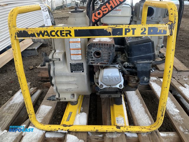 Lot 2-11070 - Wacker PT2 Trash Pump Portable Gas Powered Recoil Start