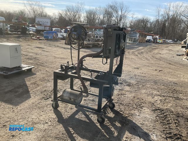 Lot 2-19835 - Industrial hydraulic rolling cart test stand with Hoffman electrical and impaco N-J automotive vapor...