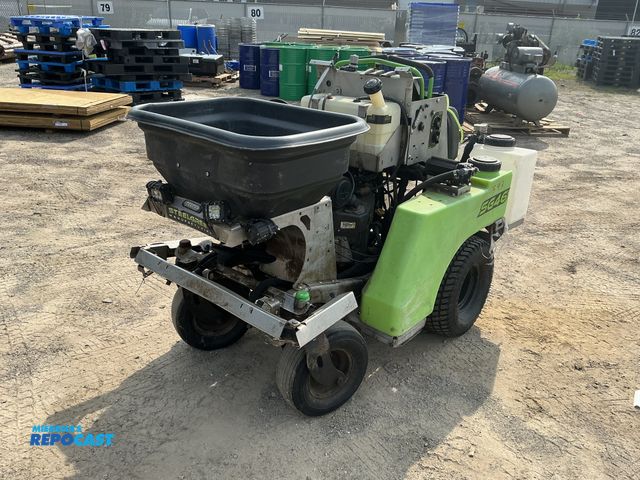 Lot 2-14728 - Steel Green SG46 Zero Turn Spreader/Sprayer