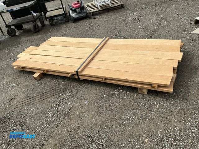 Lot 2-93631 - 2-layers of 4/4 Cherry Boards - approx. 43"w x 8' long