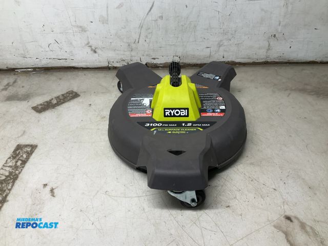 Lot 2-62975 - ryobi 3100psi 12" surface cleaner