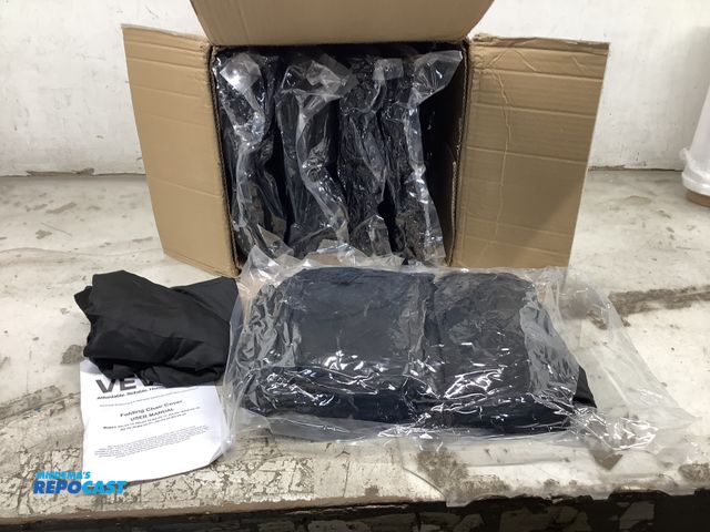 Lot 2-96615 - Vevor folding chair covers.