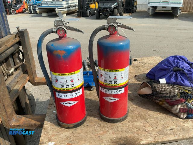 Lot 2-44506 - (2) Amerex 20 lb Fire Extenguishers, Model 581, Dated 2021