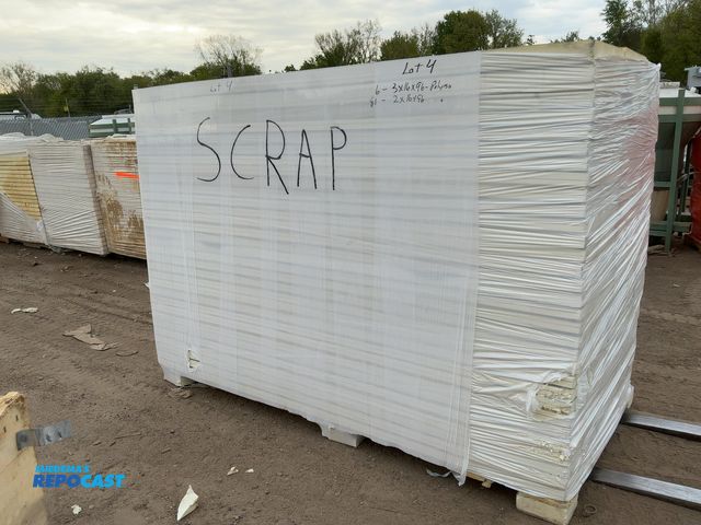 Lot 2-35828 - Lot of (6) sheets of 3 x 16 x 96 Insulation w/ Foils Face &amp; (81) sheets of 2 x 16 x 96 Insulatio...