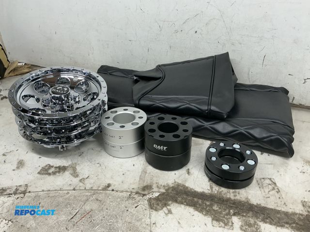 Lot 2-74070 - Lot of (4) 10” Golf Cart Hubs, (4) 2” Golf Cart Wheel Spacers, (2) 1.5” Golf Cart Wheel Spacers, &am...
