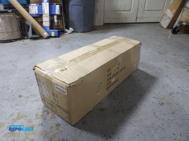 Lot 2-19273 - ves heavy duty industrial ceiling fan variable speeds, 4ft blade dia. 120v ac, 18ft max mounting ht....