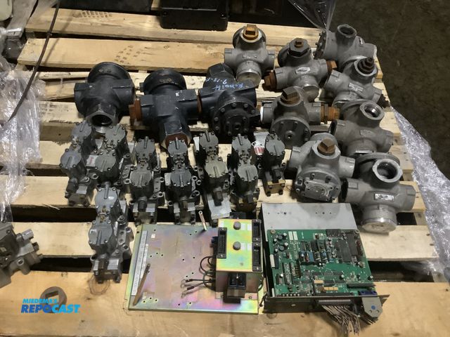 Repocast.com - Lot 2-10334 - Skid lot of various Control Valves ...