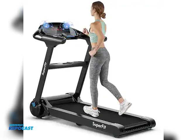Lot 2-75527 - costway folding treadmill SP37546BK