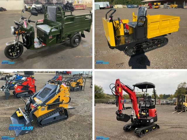 New Equipment auction, Mini Excavators, Skid Steer Attachments, Toolboxes, plus much More, and container auction. October 20, 2026