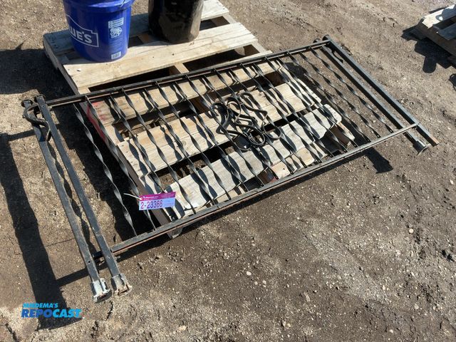 Lot 2-23366 - (2) Used 62” Wide Metal Railings, 34” tall
