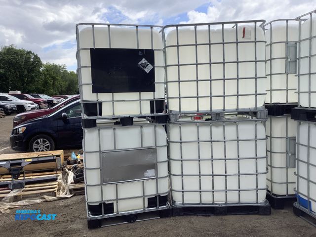 Lot 2-69471 - Lot of (4) plastic IBC totes approx. 39”x47”x46”