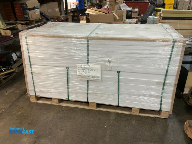 Lot 2-13362 - (55) Boxes Premium Hardwood Oak Flooring. 1/2” x 7.5” x Random Length to 75”.