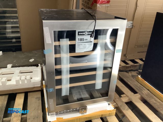 Lot 2-27782 - Scratch & Dent Electric Free Standing Vinotemp VT-51SZ01SS Wine chiller