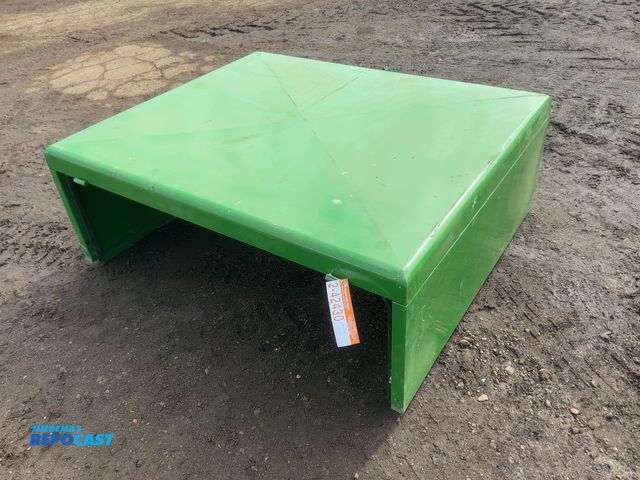 Lot 2-42430 - Metal Topper for Bed on Older John Deere Gator, missing rear door, approx. 43-1/2” long x 51” wide x...