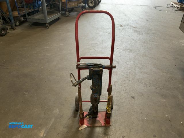 Lot 2-18284 - Jackhammer with Parts on a Hand Truck